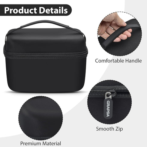 Mini Projector Case Compatible with Magcubic, Alwtniet, Limimart, Aubor, HIPPUS Portable Projector 4K 1080P Storage