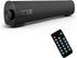 Portable Soundbar for TV/PC, Wired & Wireless Bluetooth 5.0 Speaker with Remote Control, Mini Home Theater