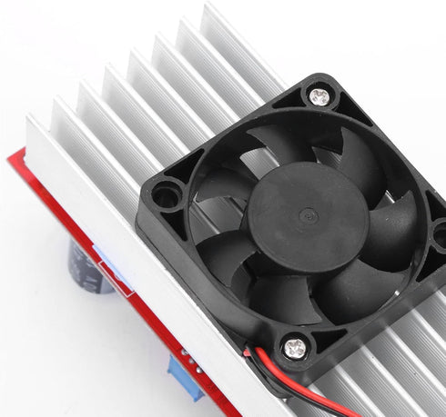 YUEHISY 1500W 10-60V 12-97V Boost Module, DC to DC to Step Up Converter with Smart Fan, Power Supply Module for Solar