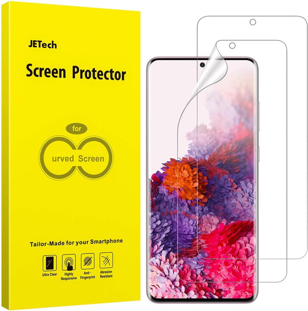 JETech Screen Protector for Samsung Galaxy S20 5G, HD Clarity Flexible TPU Film, 2-Pack