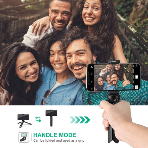 Zeadio Metal Mini Tripod, Max Load 20kg/44lb, Desktop Tabletop Stand for Smooth 4, Crane Plus, Osmo Mobile, All Cameras