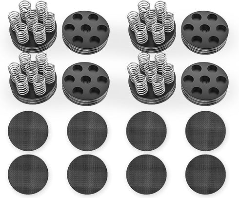 Tertullus Speaker Spikes 4PCS, Hifi Spring Speaker Isolation Feet, Aluminum Non-Slip Shockproof for Audio, Subwoofers