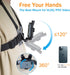 Mobile Phone Chest Strap Mount Harness and Head Strap Holder Kit for VLOG/POV Phone Holder Compatible with iPhone, Samsung, Google and GoPro, AKASO, DJI Osmo Action Camera