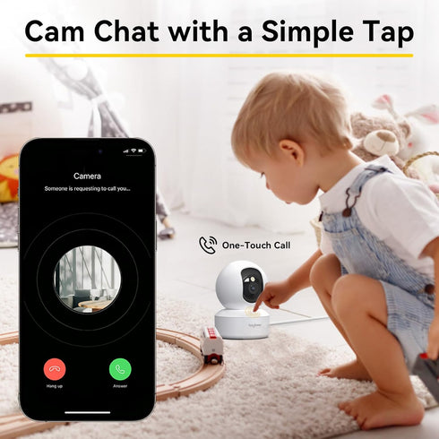2K Pet Camera Indoor Security, 5G/2.4GHz WiFi, 360 Pan & Tilt, Night Vision, SD Card & Cloud Storage