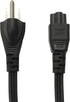 STARGAZER Original 3 Ft AC Power Cord STC5 STA02 E352372, Compatible with Dell Laptops, Desktops, and Docking Stations