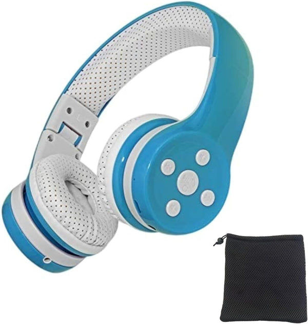 Kids Wireless Headphones, Bluetooth 5.0, 15 Hours Play, 93db Volume Limited with Built-in Mic for School