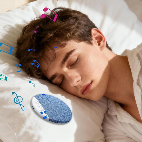 Guyuati Sleep Speaker Under Pillow - Built-in White Noise Hi-Fi Sound | Slim Sleep Pillow Speaker Wireless,for Bedroom