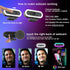 Hrayzan 2K 65 USB-C Webcam with Ring Light/Fill RGB Light, Privacy Cover, Built-in Dual Microphone, FOV, Plug & Play