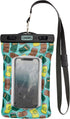 Chums Floating Phone Case with Lanyard, Touchscreen Compatible Waterproof Phone Pouch (Beer Can Happy Hour)