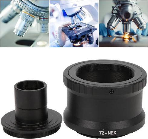 YYOYY 23.2mm Microscope T Mount Extension Tube T2 Mount Adapter Ring for Sony E Mount SLR Camera