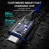 etguuds 1ft USB Type C Cable 2-Pack, 4.2A Fast Charging, Nylon Braided, Compatible with Samsung Galaxy & Moto G Series.