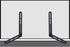 DYNAVISTA 22lbs(10kg) Soundbar Mount Sound Bar TV Bracket for Mounting Above or Under TV, Fits with Adjustable Long