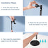 Cell Phone Stand for Recording, Height Adjustable Filming Phone Holder for Desk, 360 Degree Rotation Clamp Phone Stand,