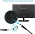 Power Cord for LG Monitor DC 19V 3.42A for 34" 32" 29" 27" 24" 23" 22" 20" 19" UltraWide IPS Curved LED 4K UHD LCD