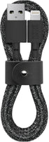 Native Union 4ft Belt Cable USB-A to Lightning - Durable Charging Cable with Leather Strap for iPhone 14, 13, 12
