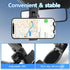 wuyaoyao 360 Phone Holder for Car, Clip-On Car Phone Mount for Dashboard, Rearview Mirror & Visor, Rotation Cell Phone