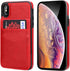 KIHUWEY iPhone X/Xs Wallet Case - Premium Leather with Credit Card Holder, Heavy Duty Protective Cover