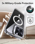 ESR 16 for iPhone Pro Case, Compatible with MagSafe, Military-Grade Protective Case, Built-in Stash Stand Phone Case