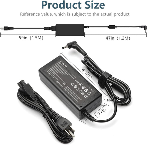 45W 20V 2.25A AC Adapter Laptop Charger for Lenovo Thinkpad Compatible