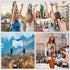 Amykite 1/4 Foldable Smartphone Grip Mount with Wrist Strap, Compatible with Standard Screw Selfie Stick for Tripod
