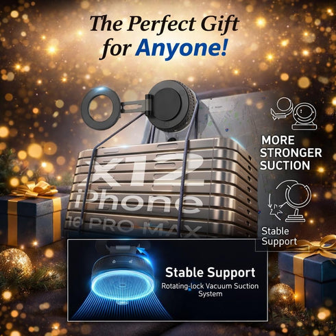 OPVICAM 360 Car Accessories Tech Gift for Men & Women Drivers, Magnetic Phone Holder for Car for MagSafe Strong Suction
