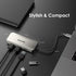 WAVLINK 4K 100W 3 USB-A2.0 Laptop Docking Station, Triple Docking Station with Dual HDMI, DP, PD in, for Wireless