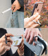 Ringke Lanyard Finger Strap, Durable Parachute Cord Phone Strap, Adjustable for Phone, Camera, Key - 4 Pack