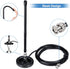 BINGFU 27MHz PL259 Magnetic Base CB Antenna with BNC & Male Connector for Cobra Midland Uniden Maxon President Handheld