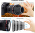 9 Pieces Step Down Ring Camera Lens Filter Metal Rings, Compatible with All Brands UV ND CPL (49-40.5mm, 52-49mm,