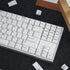 White Keycaps Set, Cherry Profile Doubleshot Bow Keycaps, 120 Keys Custom Keyboard Keycap for 60% 65% 70% 75% Cherry MX