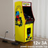 12V 3A Power Supply Arcade 1up - Fit for All Riser Cocktail Table Models, Power Cord