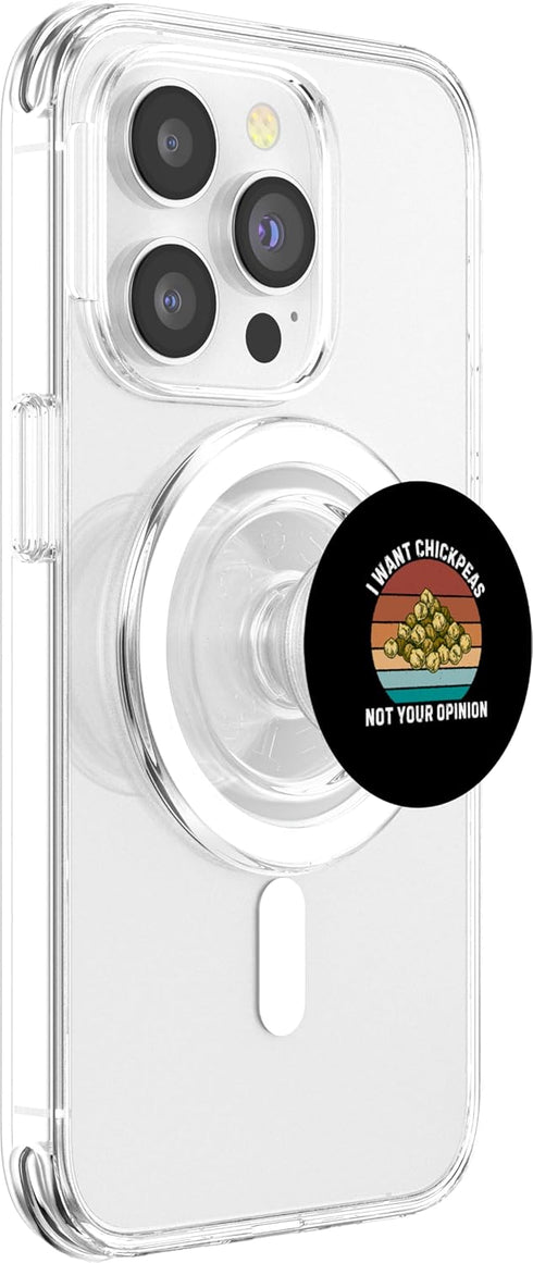 Retro I Want Chickpeas Not Your Opinion Chickpeas Retro I Want Chickpeas Not Your Opinion Vintage Chickpeas PopSockets
