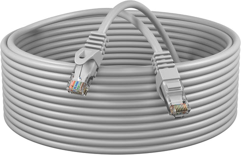 Cables Direct Online Cat6 25FT Ethernet Patch Cable, 550Mhz, Compatible with PC, Laptop, Router, Gray