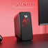 Redragon GS500 STENTOR PC Gaming Speaker, 2.0 Channel Stereo Desktop Speaker with Red Backlight, USB Powered