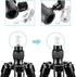 SLOW DOLPHIN Camera Flash Speedlite Mount Swivel Light Stand with Umbrella Bracket Holder (2 PCS)