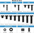 Suptek Universal TV Installation Hardware Kit includes M4 M5 M6 M8 TV Sets Screws and Spacers for Most TVs Up to 80"/204cm YF-UVSP