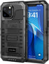 Mitywah iPhone 14 Pro Max Waterproof Case, Heavy Duty Metal with Built-in Screen Protector, Military Grade Drop