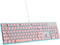 SbocKeeb 104-Key Retro Punk Keyboard - Full Size Typewriter Pink Keyboard with Square
