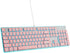 SbocKeeb 104-Key Retro Punk Keyboard - Full Size Typewriter Pink Keyboard with Square
