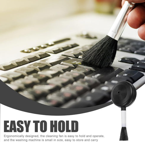 PartyKindom 2pcs Cleaning Blower Brush | Air Dust Blower and Soft Brush for Computer Digital Camera Lens Cleaner