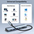 BENFEI 7-in-1 HDMI(4K@60Hz), 2 1 100W 15 USB C Hub with USB-A, USB-C Data, Charge, SD/TF Card Reader, Silicone