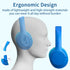 POWMEE P20 Kids Headphones for School, 94dB Volume Limited, 3.5mm Jack Wired Over-Ear for Fire Tablets/Travel/PC - Blue