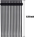 Fir Tree Nylon Push Mount Cable Zip Ties, 8 inch Adjustable Self Locking Tie Wire Clip Holder (20 Pack)