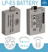 Big Mike's BM Premium LP-E5 Battery and Charger Kit for Canon EOS Rebel XS, Rebel T1i, Rebel XSi, 1000D, 500D, 450D, Kiss X3, Kiss X2, Kiss F Digital SLR Camera