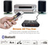 XRONG Radio,MP3 4-Digital 3.5mm Bluetooth Audio Receiver FM Digital Player,LED Display,SD Card/USB Playback Audio