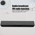 Lazmin112 Wireless Bluetooth Speaker, Long Bar Subwoofer with AUX Connection, FM Radio, 360° Surround Sound