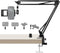 ellrkr 30" Magic Arm Holder w Clamp - Overhead Phone Mount for Desk,
