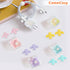 Glitter Cable Protector for iPhone Charger Adapter - Bling Cute Pearl Butterfly Flower Design, Yellow USB Case Cord