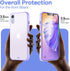 ORIbox for iPhone XR Case, Purple Translucent Matte Case with Soft Edges, Lightweight Phone Case for Women Men