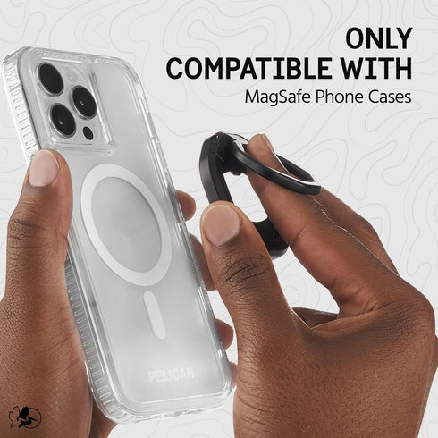 Pelican 3-in-1 Magnetic Phone Grip with Phone Stand and Bottle Opener - Rotatable and Removable for MagSafe Accessories